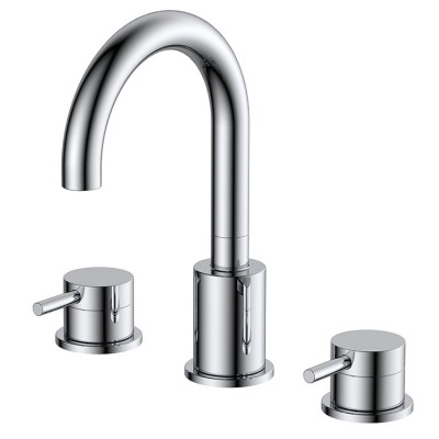 Basin Sink Deck Mounted Modern American Standard Waterfall Chrome Faucet with