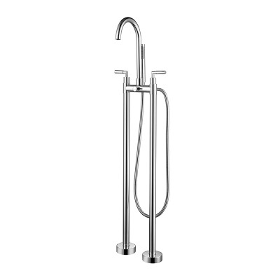 CUPC approval Dual handle brass free standing bath shower mixer faucets