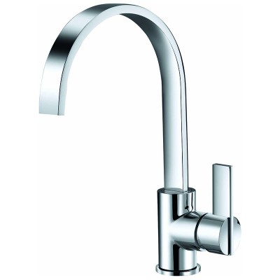 Flexible pull down widespread kitchen sink faucet mixer