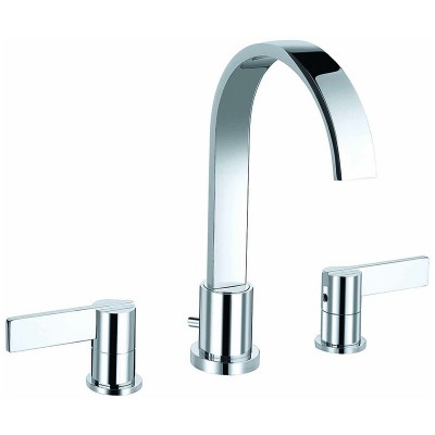 Hot Sale Dual Handle Tapware Bathroom Faucet three hole Cold Water Taps